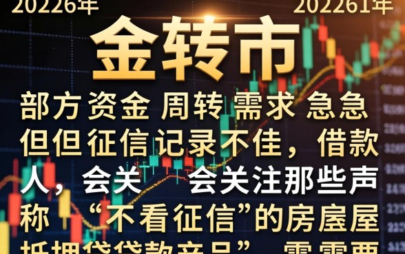 不看征信的房屋抵押贷款怎么申请