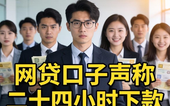 网贷口子声称二十四小时下款是真的吗
