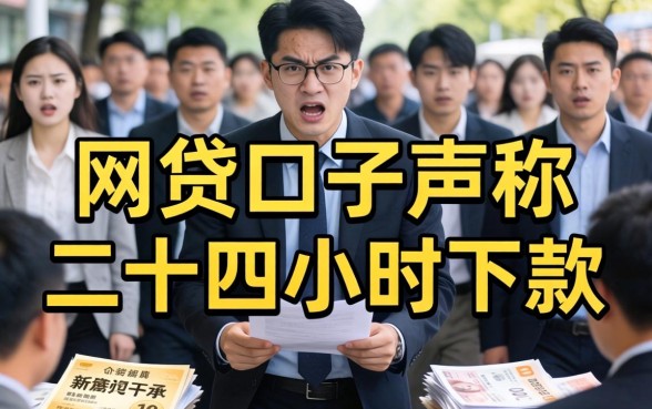 网贷口子声称二十四小时下款是真的吗