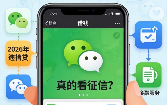微信借钱不看征信的真相是什么