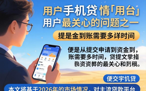 手机贷款审核放款全流程多久到账