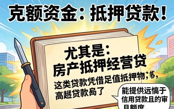 哪类贷款能快速获得大额资金