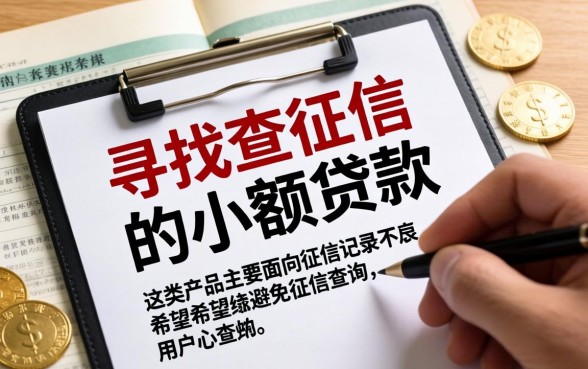 如何申请不查征信的小额贷款