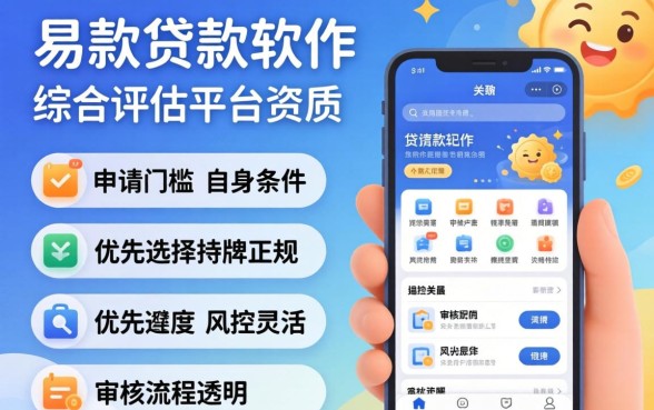 如何选择容易下款的贷款软件