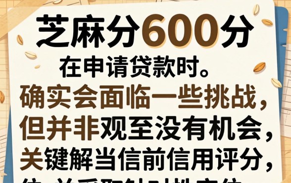 芝麻分600分贷款攻略与高通过率平台推荐