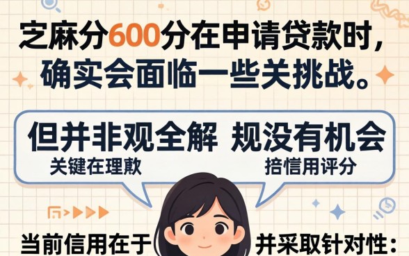 芝麻分600分贷款攻略与高通过率平台推荐