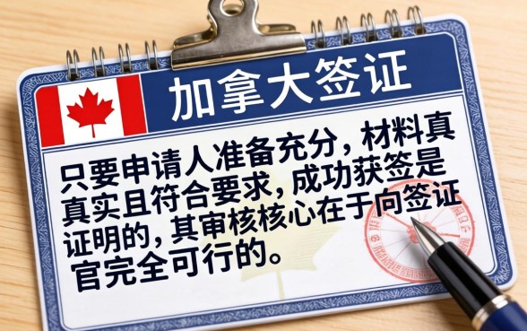 加拿大签证是否容易办理成功