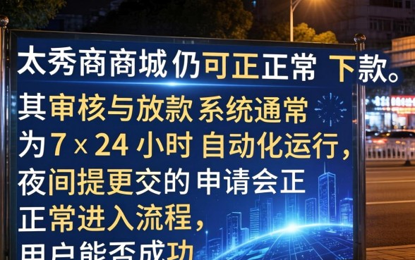 夜间贷款审批时间与额度详解