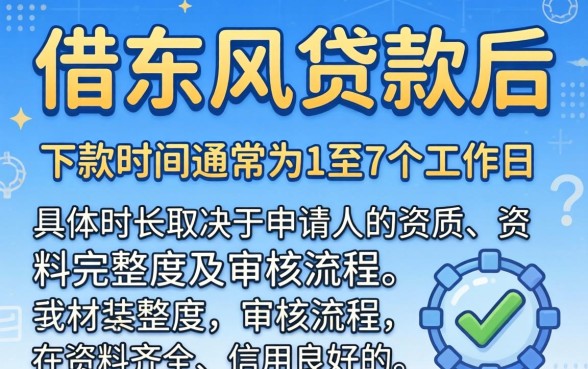借东风贷款审核要等多久