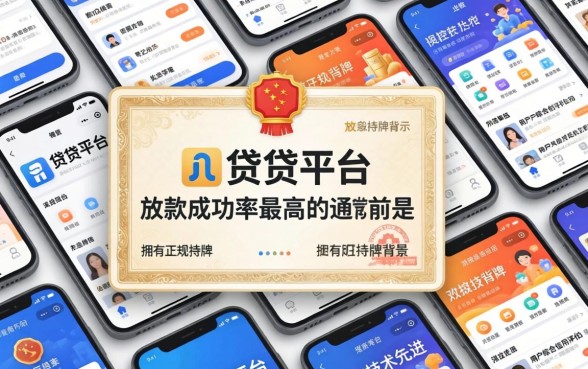 小贷平台哪个容易通过审核放款快