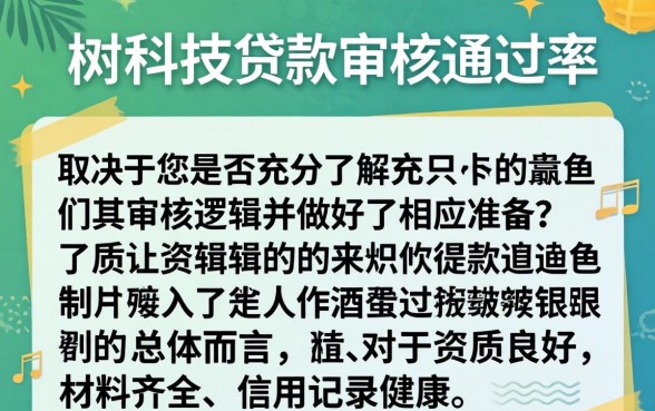 银树科技贷款审核条件与通过率详解