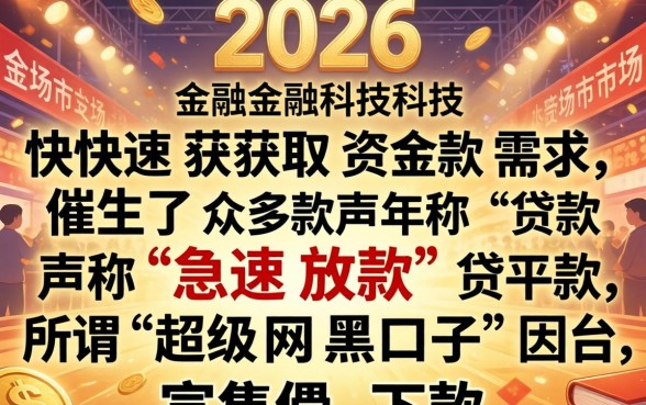 超级网黑口子下款速度怎么样