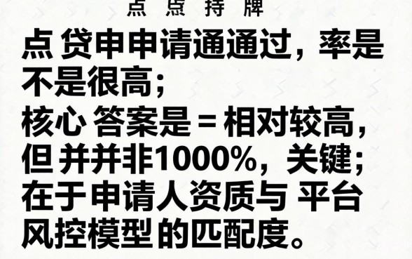 e点贷申请通过率是不是很高