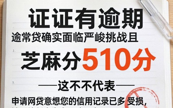芝麻分510能申请哪些网贷