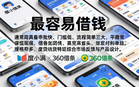 最容易借钱的网贷软件是哪个