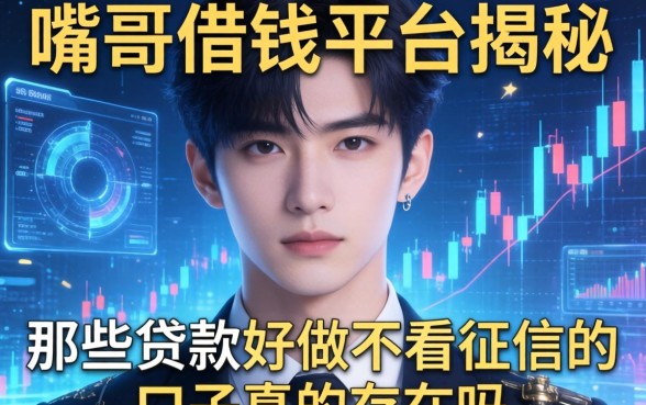 嘴哥借钱平台揭秘：那些贷款好做不看征信的口子真的存在吗