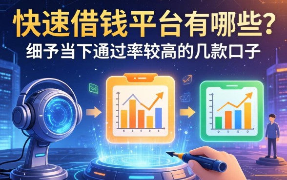 快速借钱平台有哪些？细数当下通过率较高的几款口子