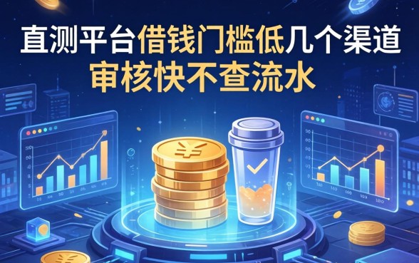 实测平台借钱门槛低的几个渠道，审核快不查流水