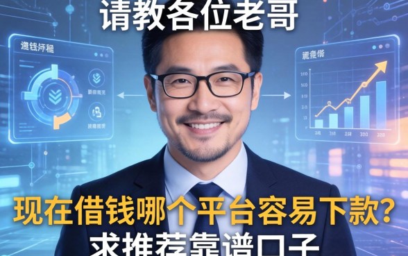 请教各位老哥，现在借钱哪个平台容易下款？求推荐靠谱口子