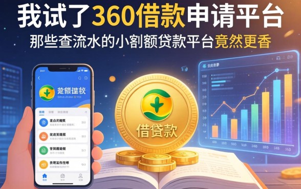 我试了360借钱申请平台，发现那些不查流水的小额度贷款平台竟然更香