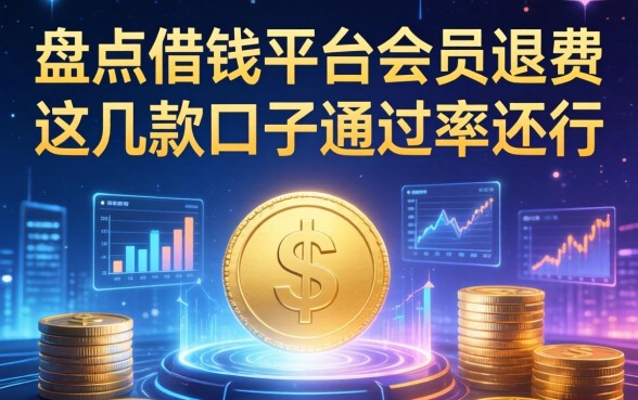 盘点借钱平台会员退费，这几款口子通过率还行
