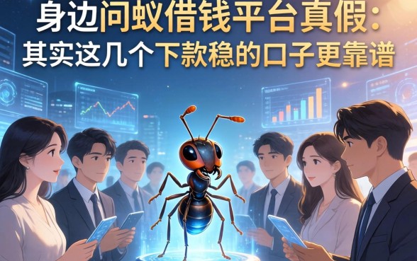 身边好多人都在问蚂蚁借钱平台真假，其实这几个下款稳的口子更靠谱