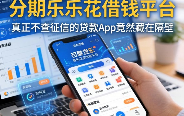 我翻遍了分期乐乐花借钱平台，发现真正不查征信的贷款app竟然藏在隔壁