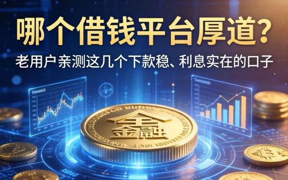 哪个借钱平台厚道？老用户亲测这几个下款稳、利息实在的口子