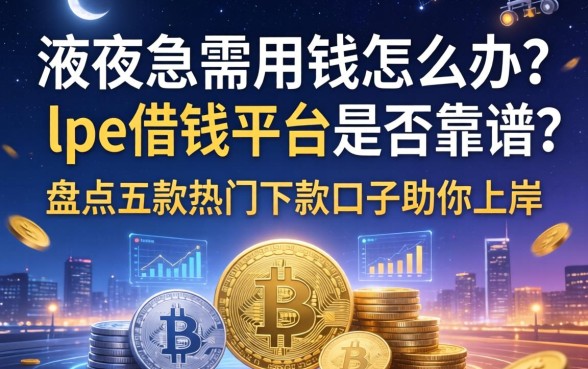 深夜急需用钱怎么办？lpe借钱平台是否靠谱？盘点五款热门下款口子助你上岸