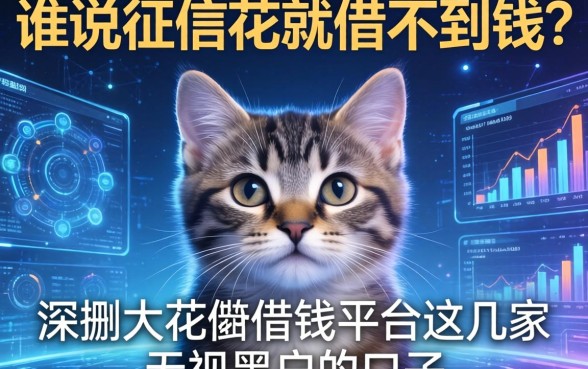 谁说征信花就借不到钱？深扒大花猫借钱平台这几家无视黑户的口子