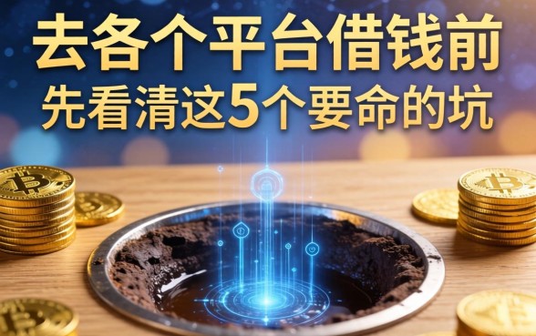 去各个平台借钱前，先看清这5个要命的坑