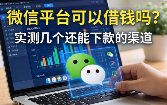 微信平台可以借钱吗？实测几个还能下款的渠道