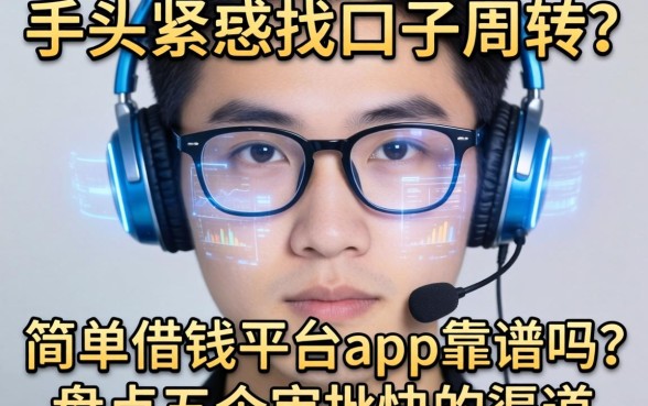 手头紧想找口子周转？简单借钱平台app靠谱吗？盘点五个审批快的渠道