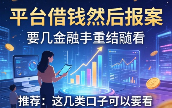 关于平台借钱然后报案的相关推荐，这几类口子可以看看