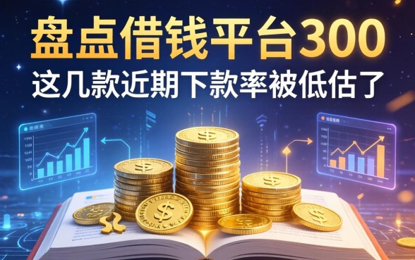 盘点借钱平台300：这几款近期下款率被低估了