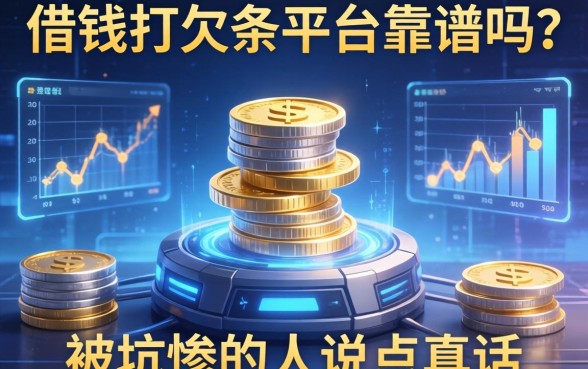 借钱打欠条平台靠谱吗？一个被坑惨的人说点真话