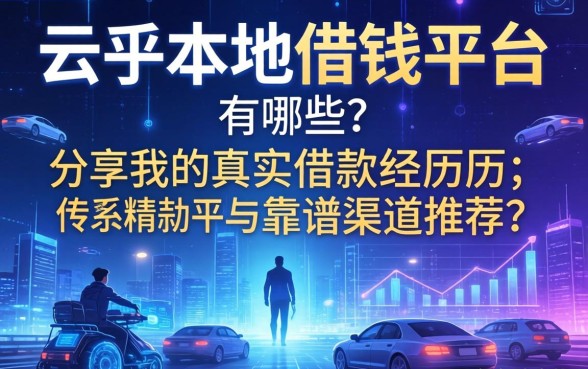 云浮本地借钱平台有哪些？分享我的真实借款经历与靠谱渠道推荐