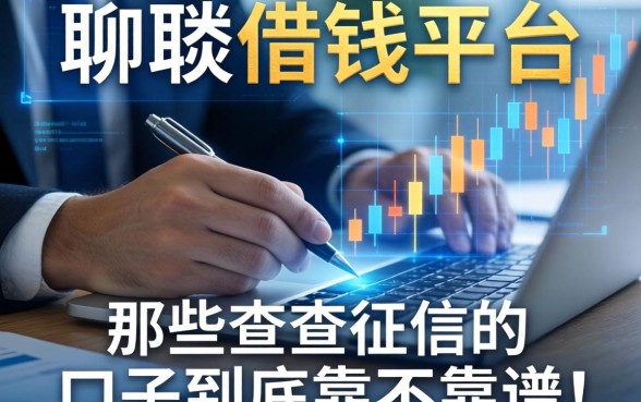 聊聊借钱平台的意义：那些不查征信的口子到底靠不靠谱