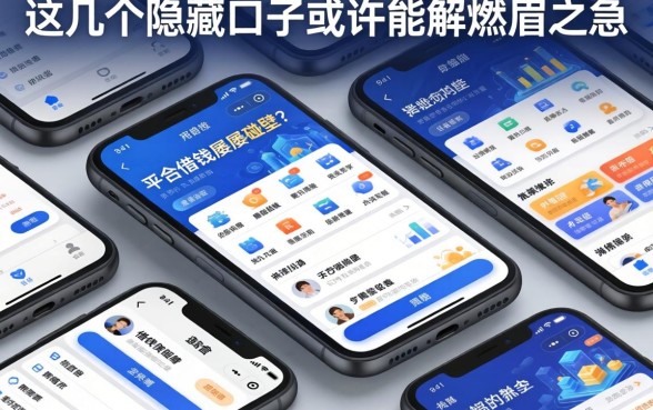 在多个平台借钱屡屡碰壁？这几个隐藏口子或许能解燃眉之急
