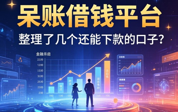 呆账借钱的平台有哪些？整理了几个还能下款的口子