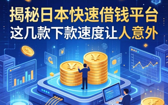 揭秘日本快速借钱平台，这几款下款速度让人意外