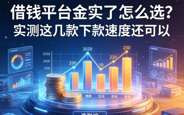 借钱平台实名了怎么选？实测这几款下款速度还可以