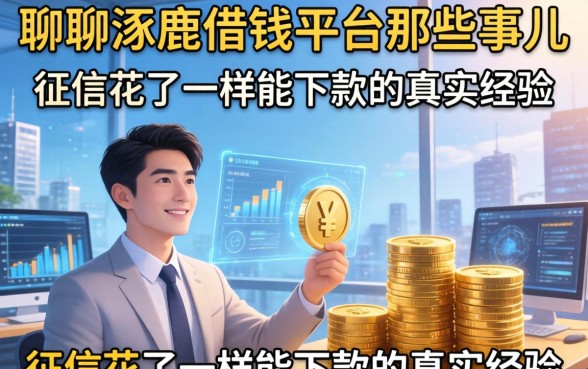 聊聊涿鹿借钱平台那些事儿：征信花了一样能下款的真实经验