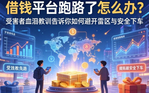 借钱平台跑路了怎么办？受害者血泪教训告诉你如何避开雷区与安全下车