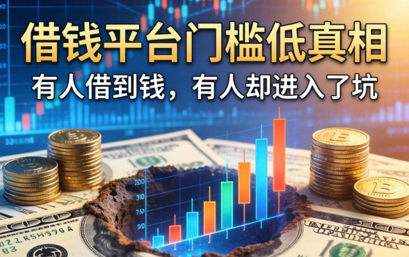 借钱平台门槛低的真相：有人借到钱，有人却进了坑