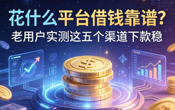 花什么平台借钱靠谱？老用户实测这五个渠道下款稳
