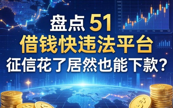 盘点5个借钱快违法平台，征信花了居然也能下款？