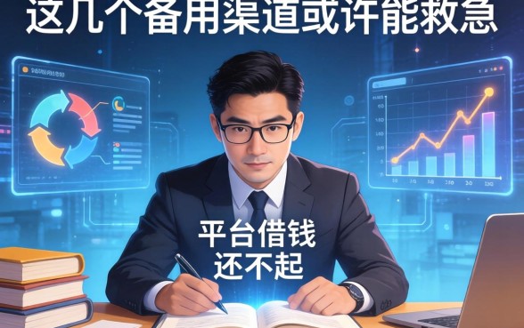 面对平台借钱还不起的困境，这几个备用渠道或许能救急