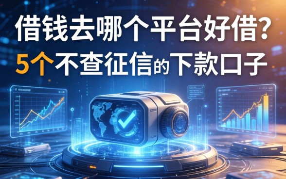 借钱去哪个平台好借？分享5个不查征信的下款口子