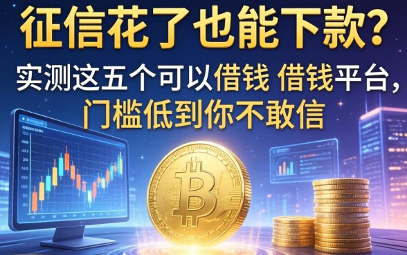 征信花了也能下款？实测这五个可以借钱的借钱平台，门槛低到你不敢信